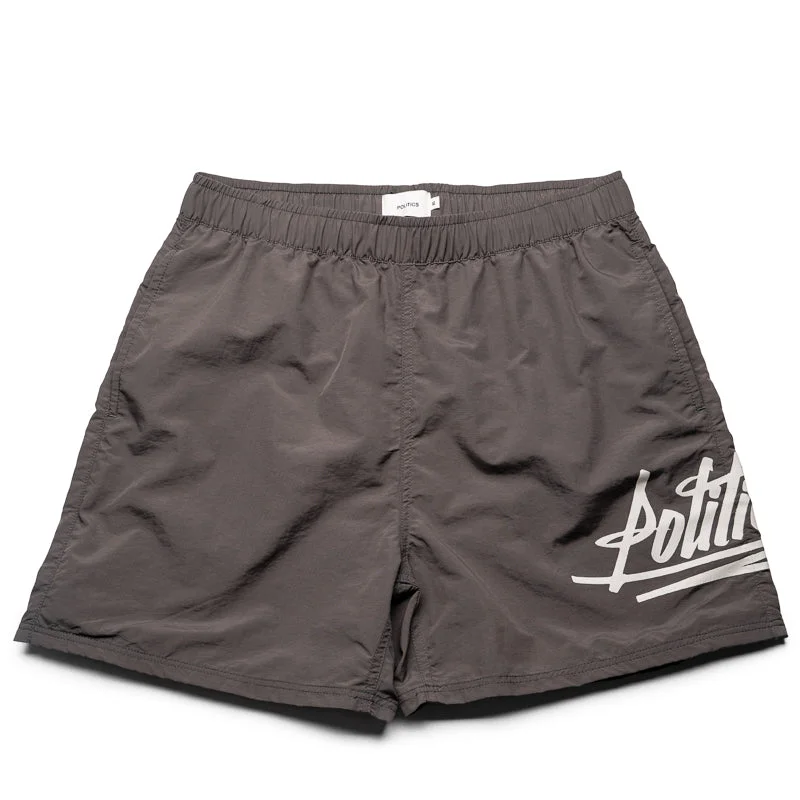 Politics Sterling Shorts - Charcoal