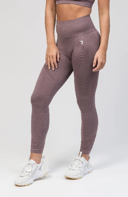 Contour Seamless Leggings - Mauve