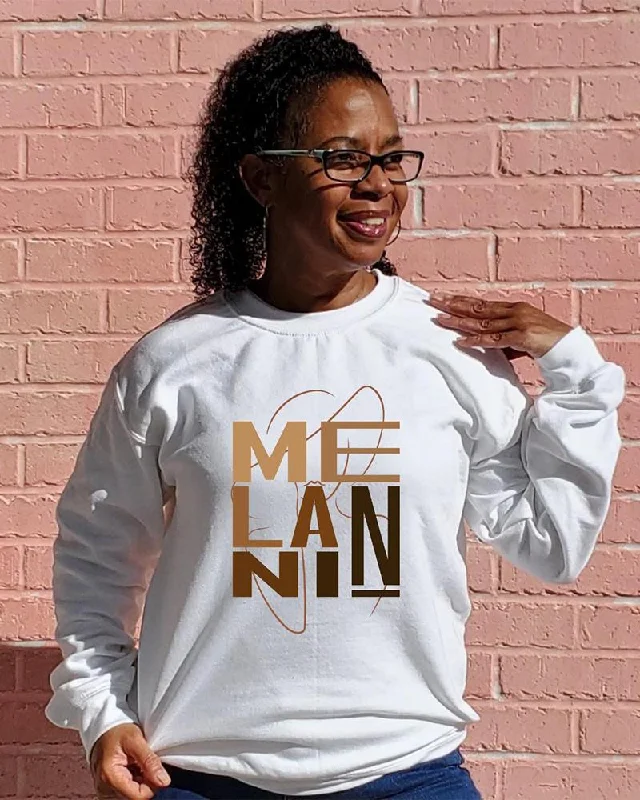 Melanin Long Sleeve Crewneck Sweatshirt