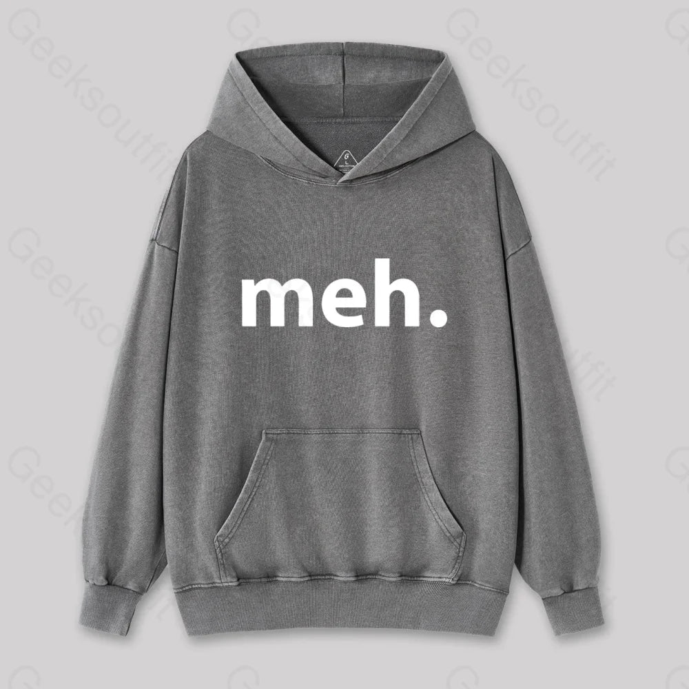 Meh Washed Hoodie