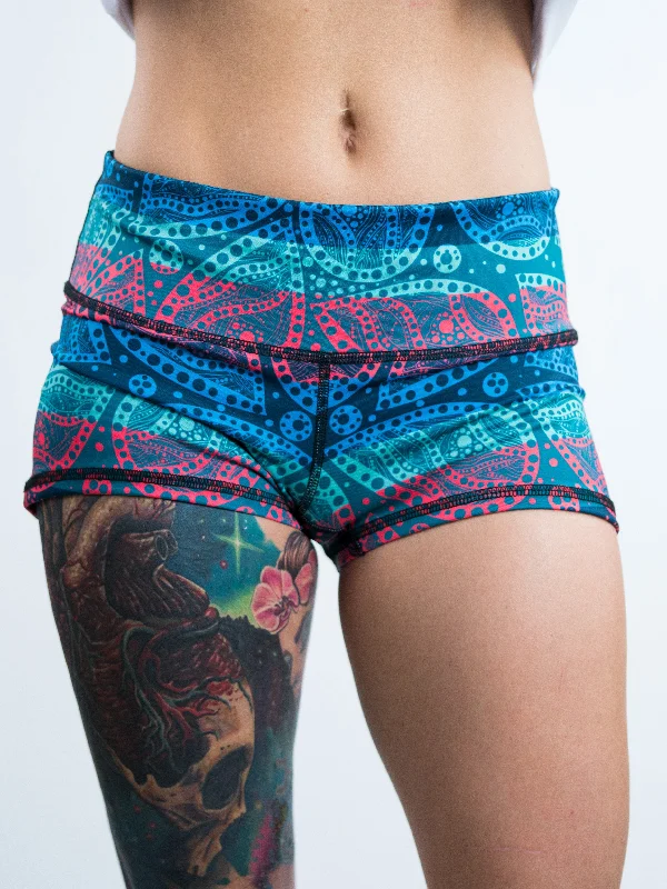 Dope Pattern Yoga Shorts