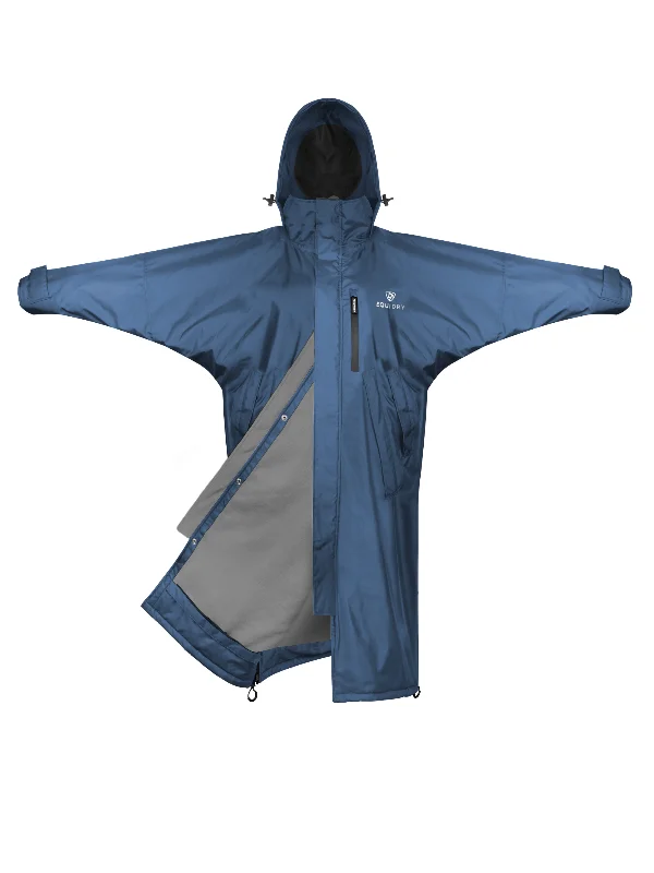 Evolution Women's | Thin Fleece | Stowaway Hood | Steel Blue