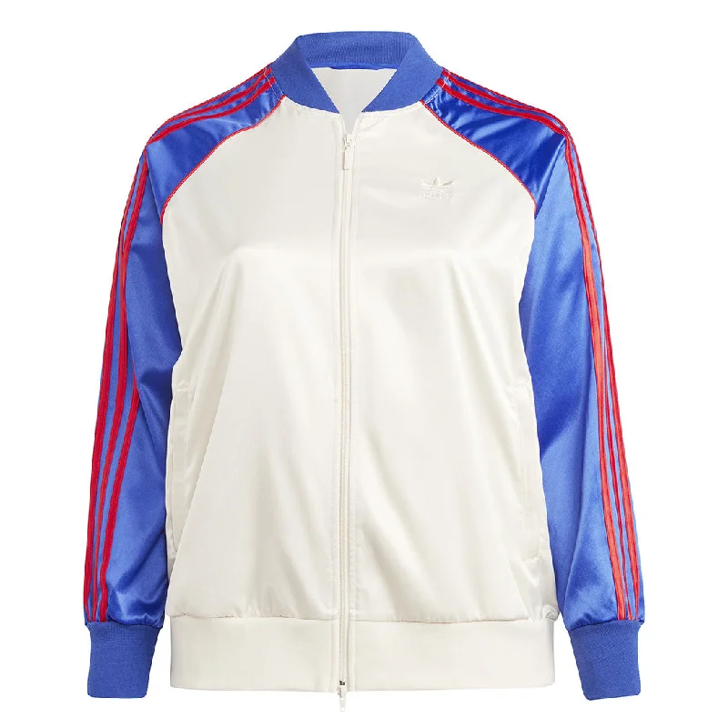 adidas - Women's Satin SST Track Jacket (Plus Size) (IC5212)