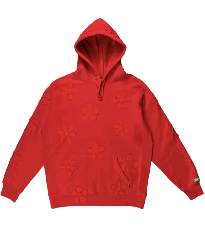 Red Floral Lyfestyle Hoodie