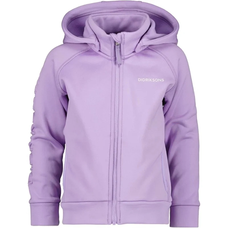 Didriksons Corin Digital Purple Sweatshirt m. Lynlås