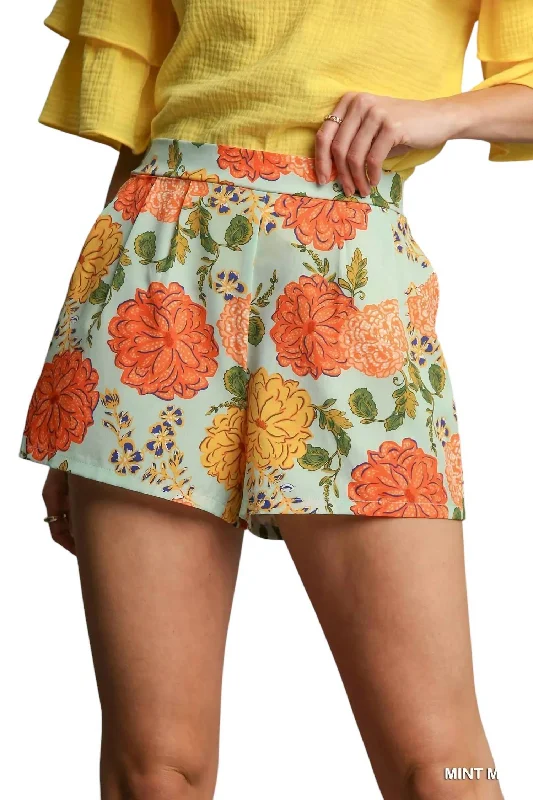 Petal Perfect Shorts In Multi