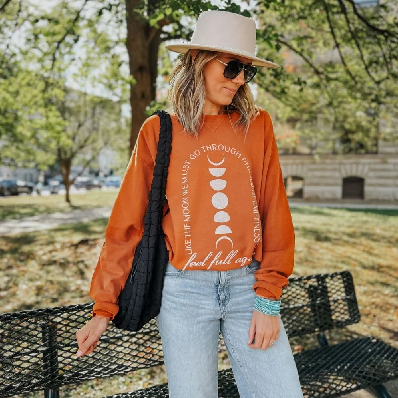 Phases of the Moon Crewneck