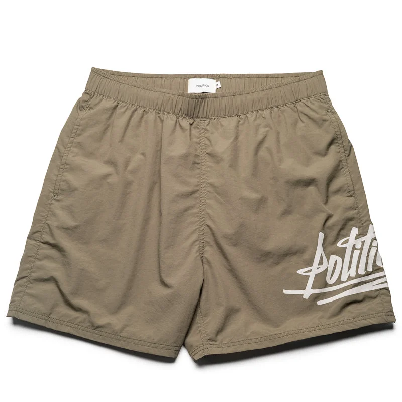 Politics Sterling Shorts - Military Green