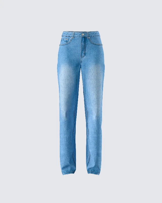 Ahmeira Blue Denim Jean