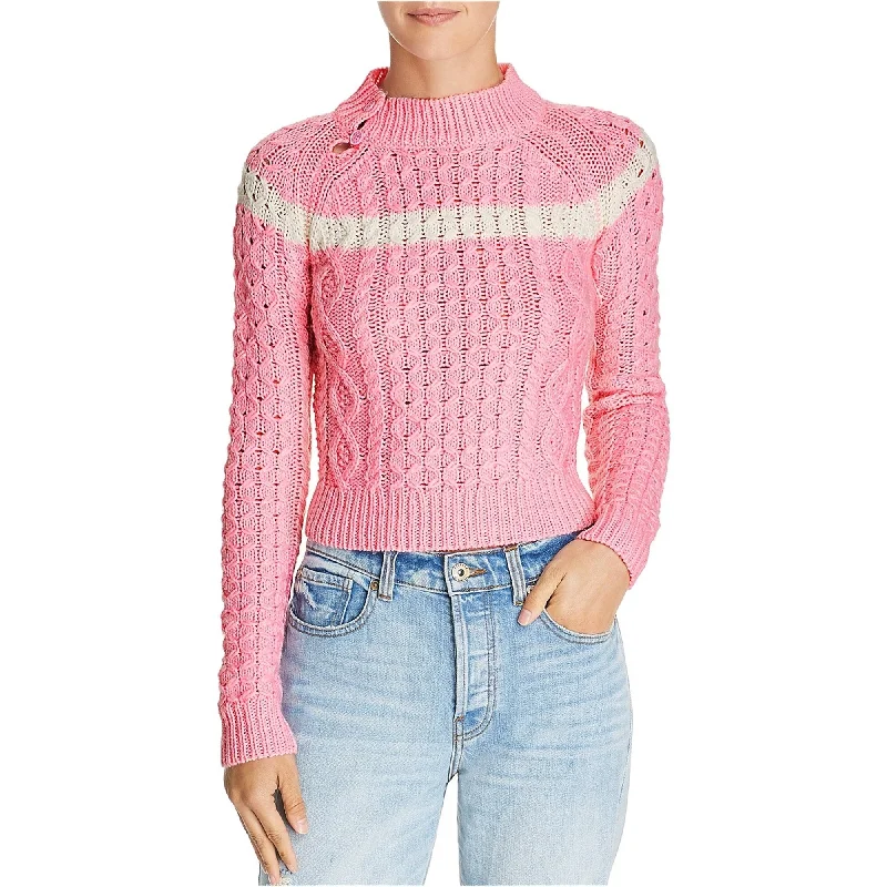 Preen Line Womens Jessica Knit Sweater, Pink, Small