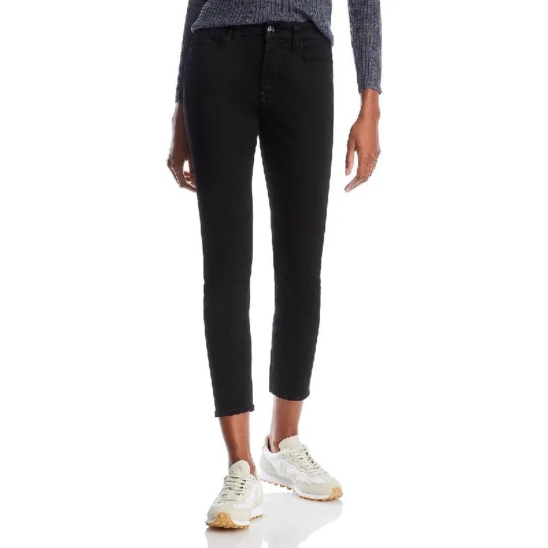 Jen7 Womens Mid-Rise Ankle Skinny Jeans