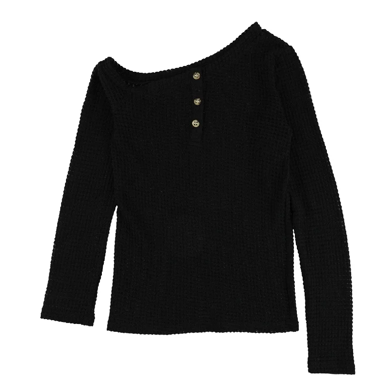 n:philanthropy Womens Eero Pullover Sweater, Black, Small