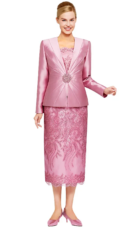 Nina Massini Church Suit 2470-Pink