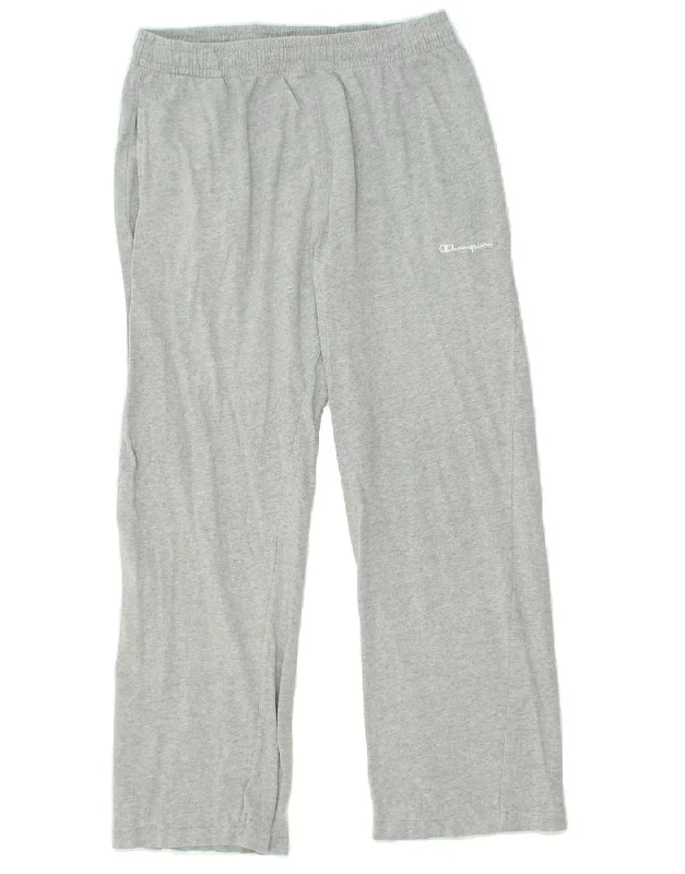 CHAMPION Womens Tracksuit Trousers UK 14 Large Grey