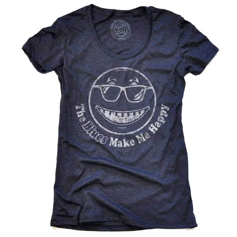 Women's The Blues Make Me Happy T-shirt