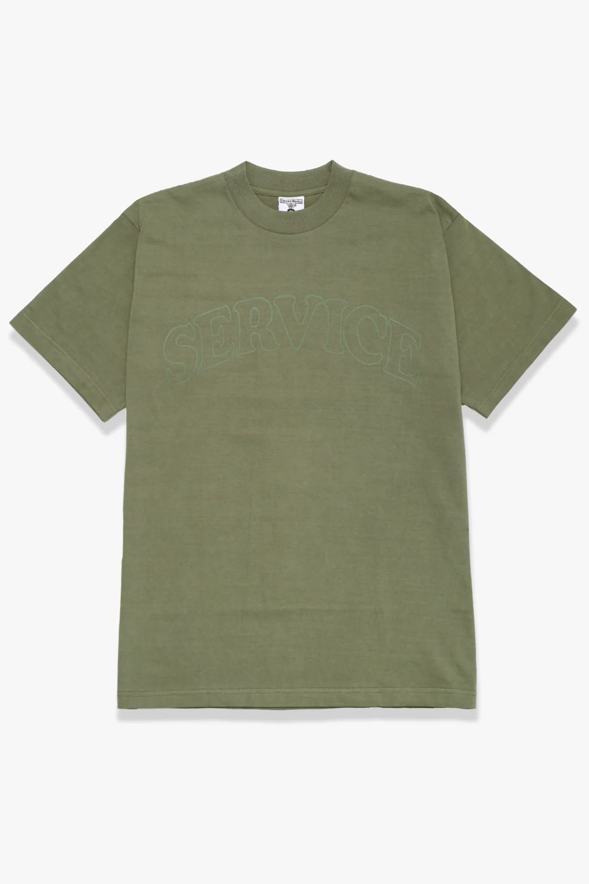 Service Works Khaki Arch Logo T Shirt