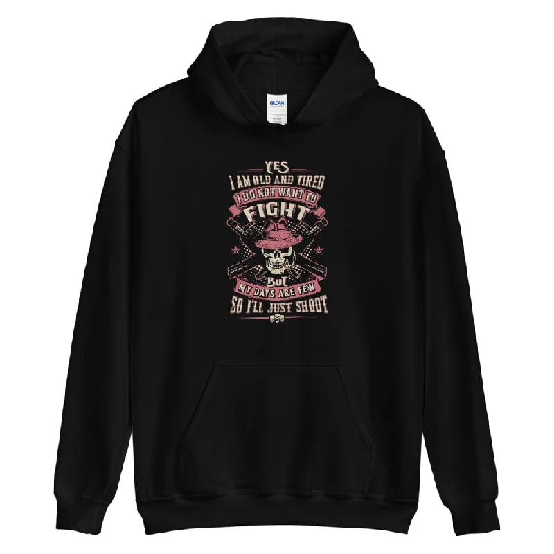 Yes I Am Old And Tired - Skull Hoodie - up to 5XL