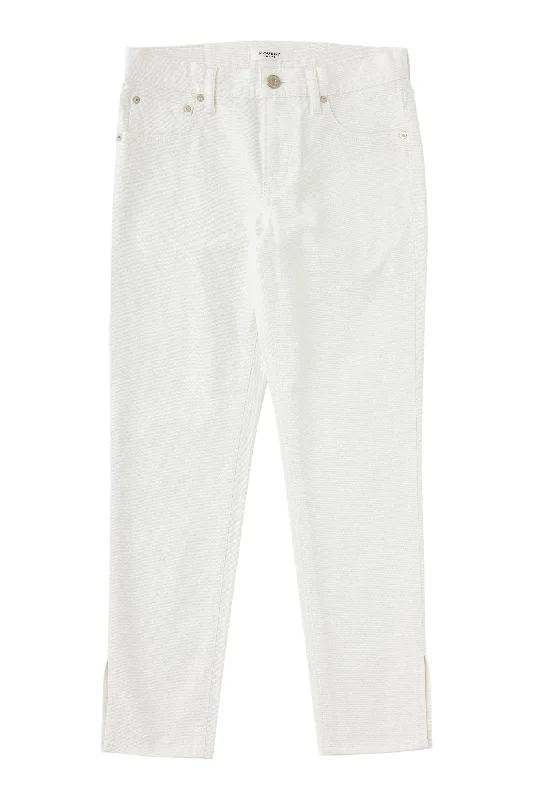 Moussy Denim Pisgah Skinny Jeans in White