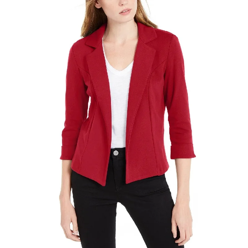 Maison Jules Women's 3/4 Sleeve Knit Blazer Wine Size XX-Large