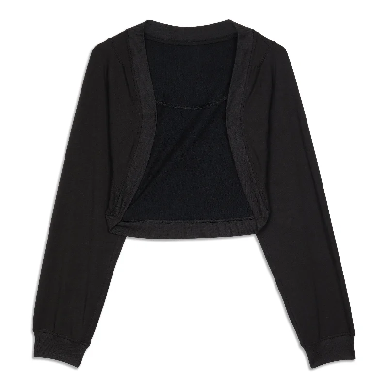 French Terry Long Sleeve Shrug - Resale