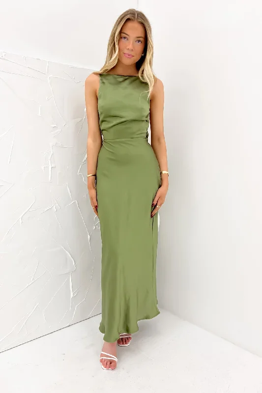 Brody Maxi Dress Olive