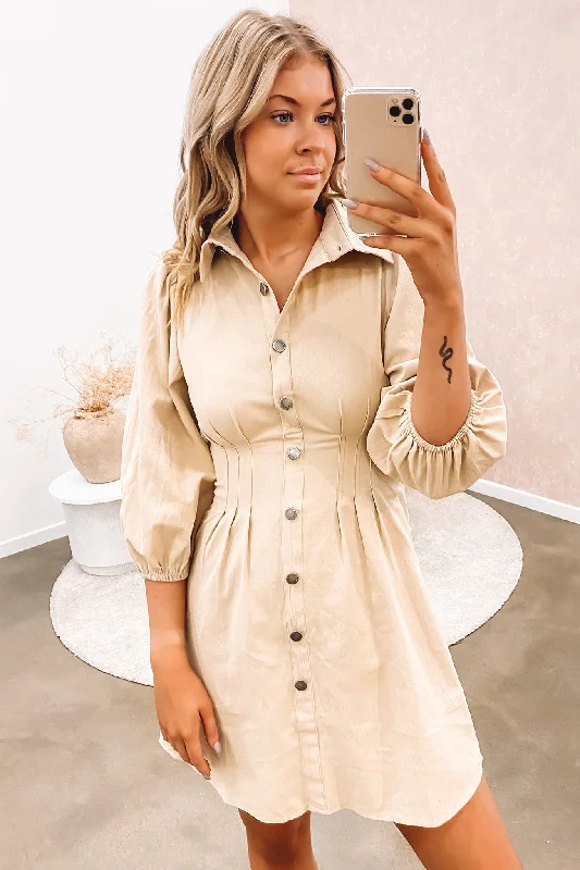 Callan Mini Dress Beige