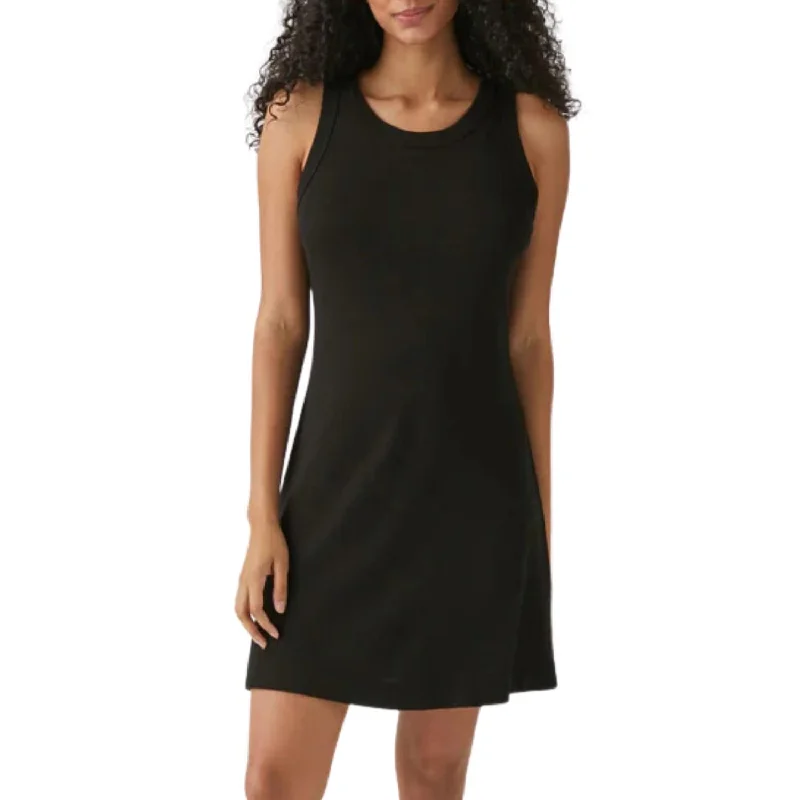 Eliza Tank Dress In Black