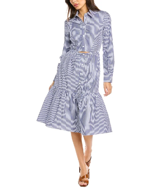 Linden Street Studio Cutout Shirtdress